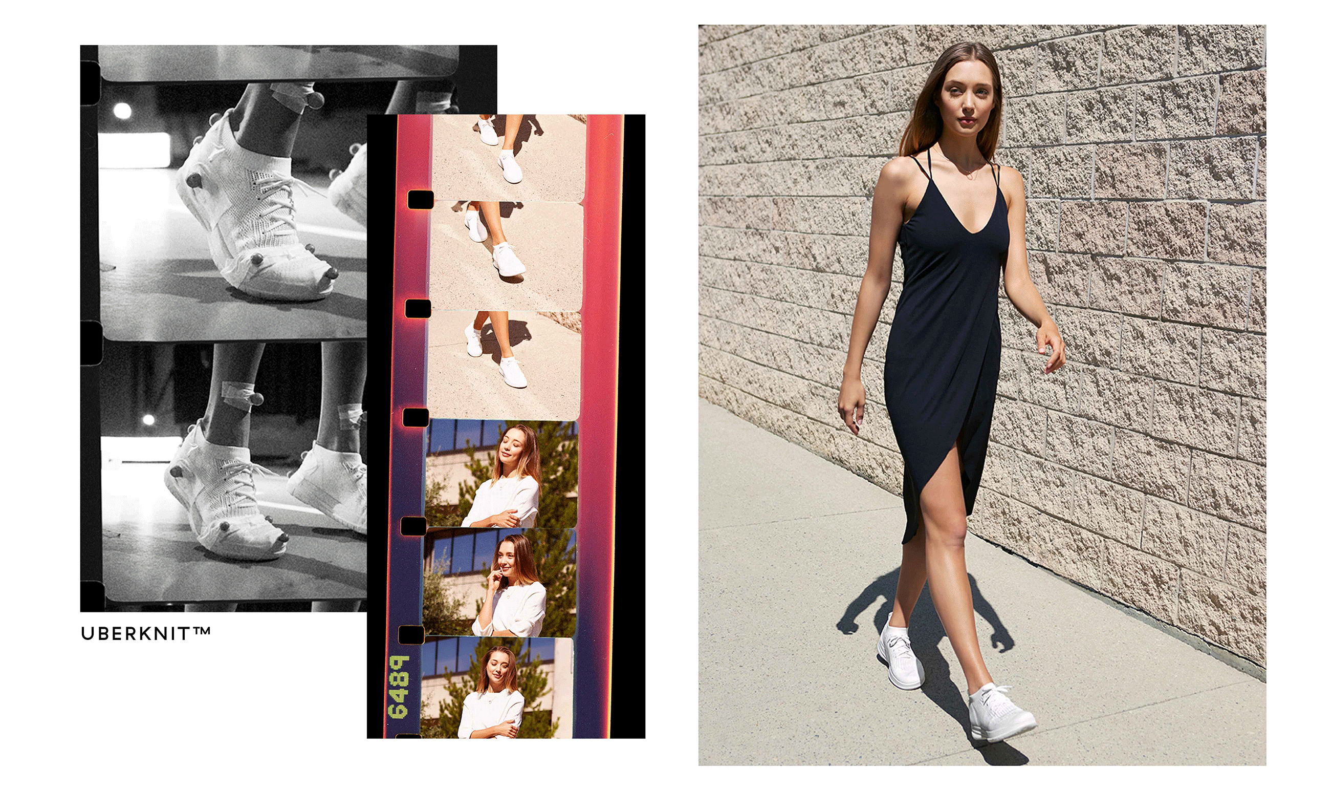 Sliding image featuring variety of Fitflop Shoe styles and Footbed Technology.